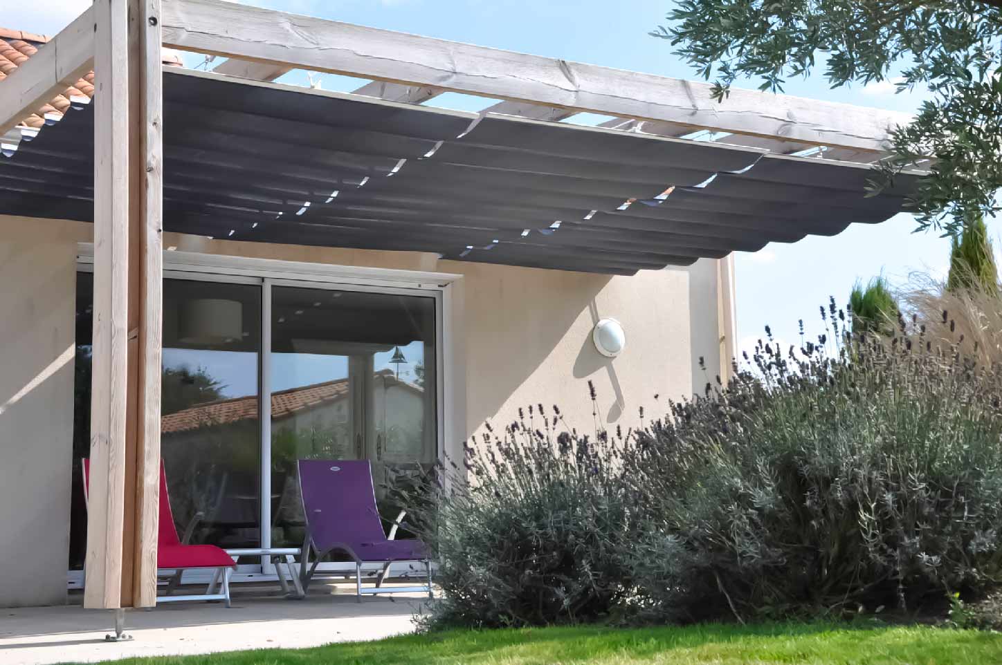 velum pour pergola motorisé